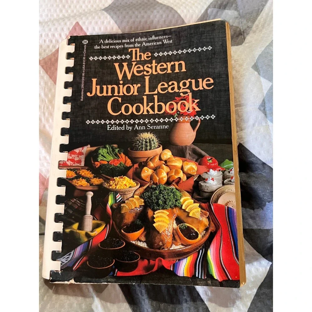 The Western Junior League Cookbook 1981‎ First Edition Ann Seranne Spiral Bound